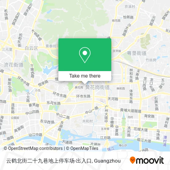 云鹤北街二十九巷地上停车场-出入口 map