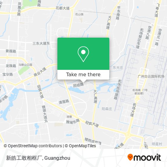新皓工敢相框厂 map