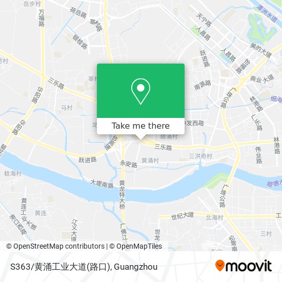 S363/黄涌工业大道(路口) map