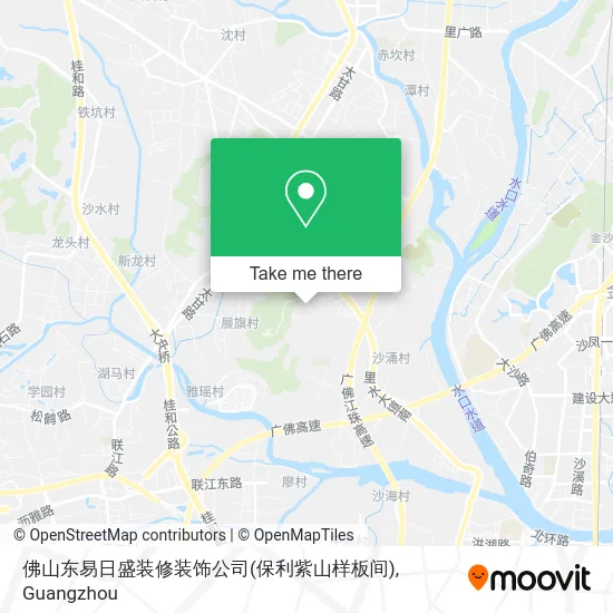 佛山东易日盛装修装饰公司(保利紫山样板间) map