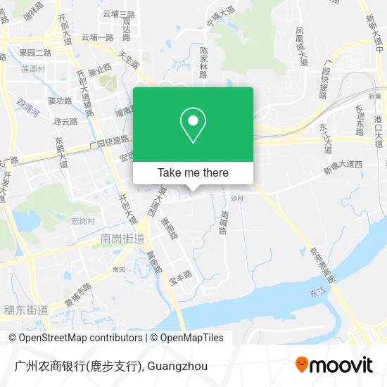广州农商银行(鹿步支行) map