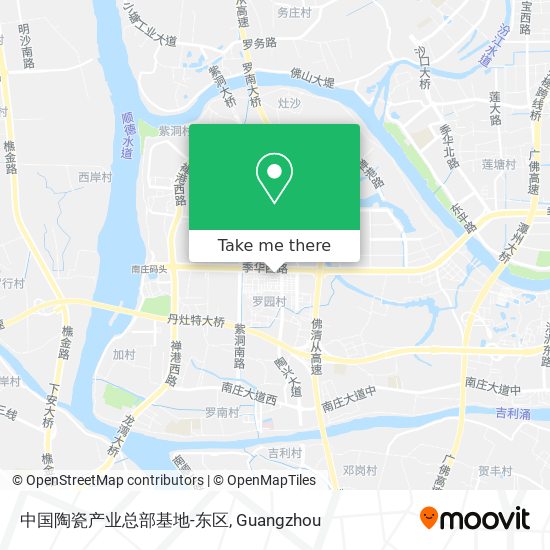 中国陶瓷产业总部基地-东区 map