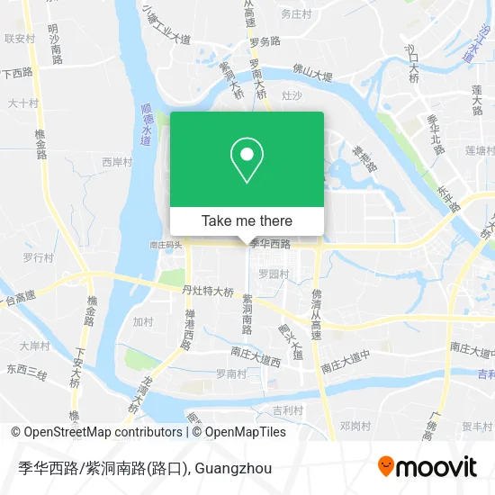 季华西路/紫洞南路(路口) map