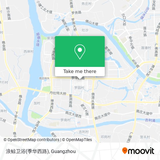 浪鲸卫浴(季华西路) map