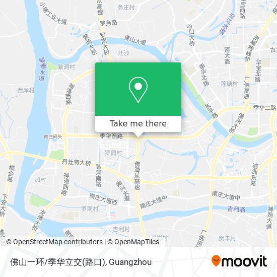佛山一环/季华立交(路口) map