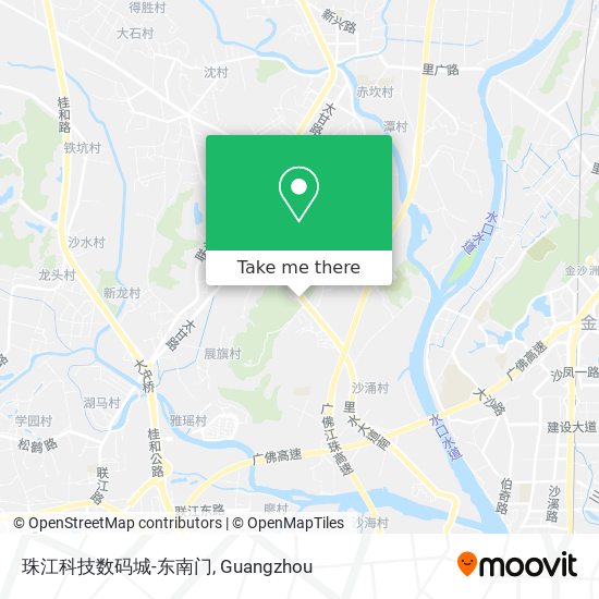 珠江科技数码城-东南门 map