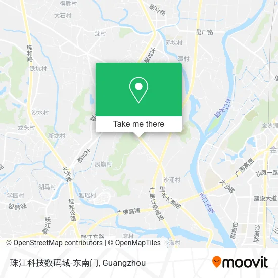 珠江科技数码城-东南门 map