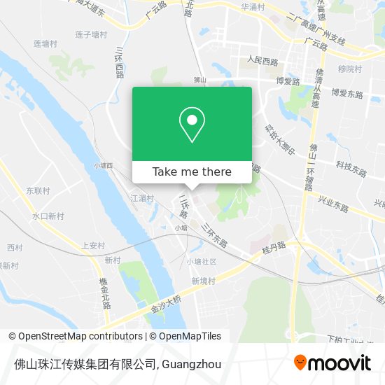 佛山珠江传媒集团有限公司 map