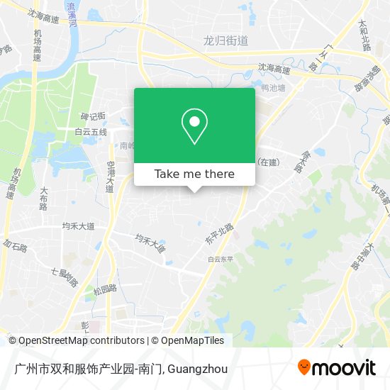 广州市双和服饰产业园-南门 map