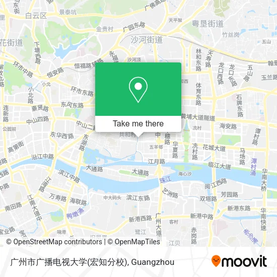 广州市广播电视大学(宏知分校) map