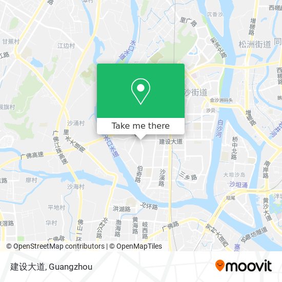 建设大道 map
