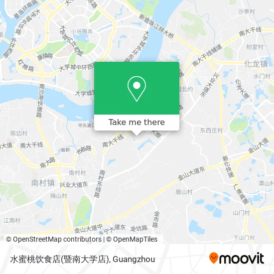 水蜜桃饮食店(暨南大学店) map