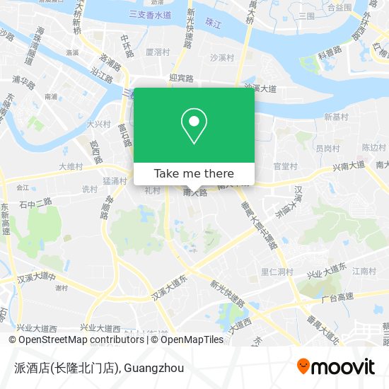 派酒店(长隆北门店) map