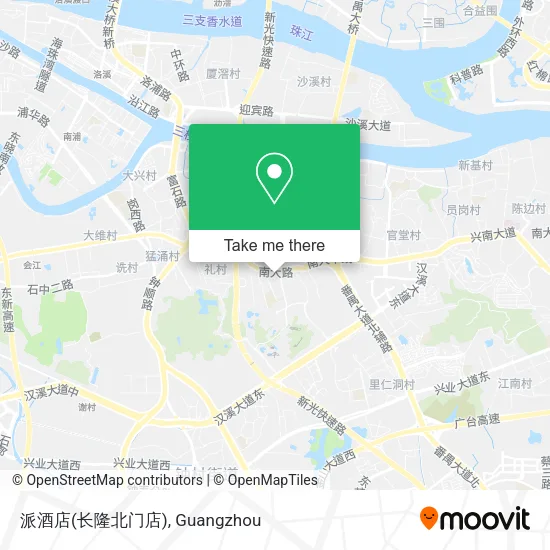 派酒店(长隆北门店) map