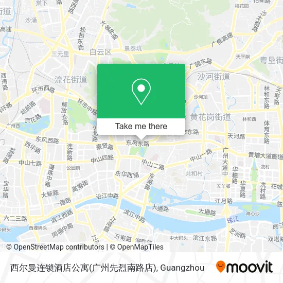 西尔曼连锁酒店公寓(广州先烈南路店) map