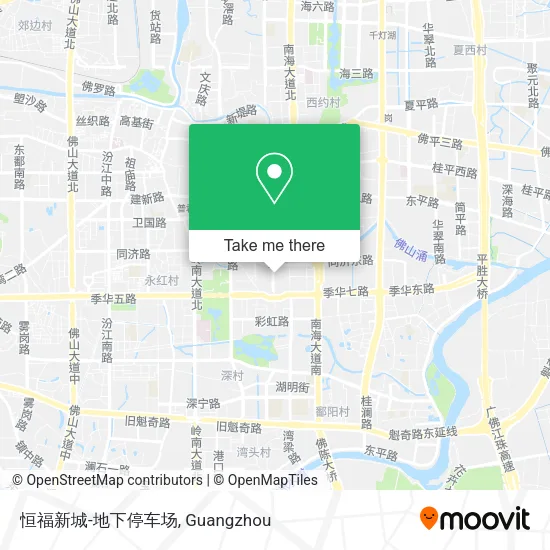 恒福新城-地下停车场 map