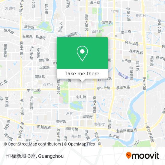 恒福新城-3座 map