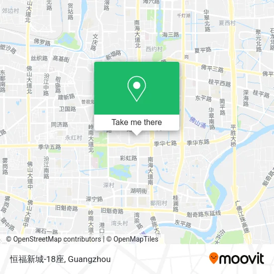 恒福新城-18座 map