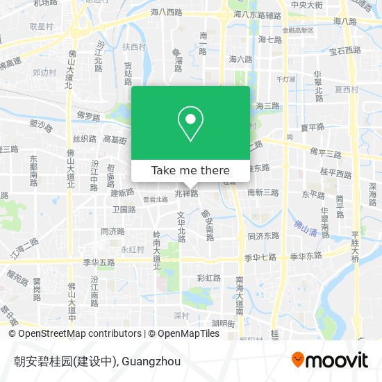 朝安碧桂园(建设中) map