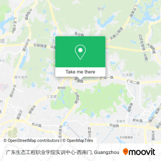 广东生态工程职业学院实训中心-西南门 map