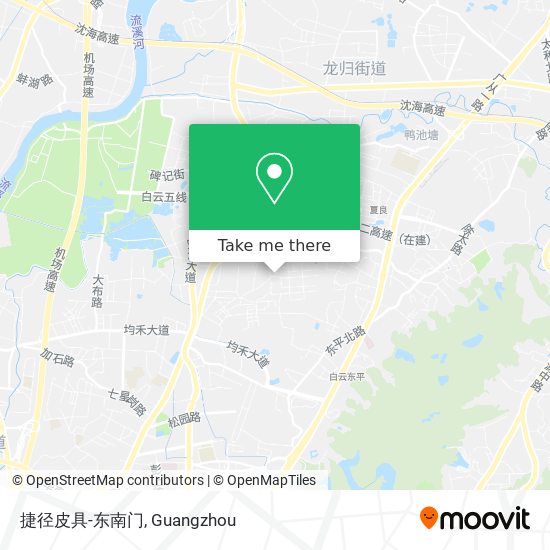 捷径皮具-东南门 map