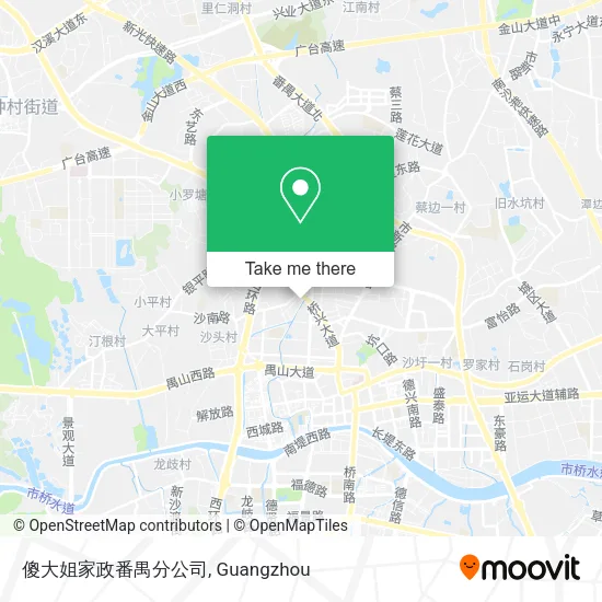 傻大姐家政番禺分公司 map