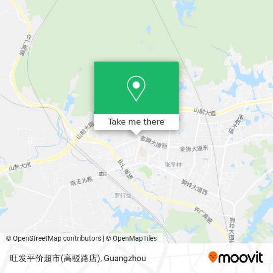 旺发平价超市(高驳路店) map