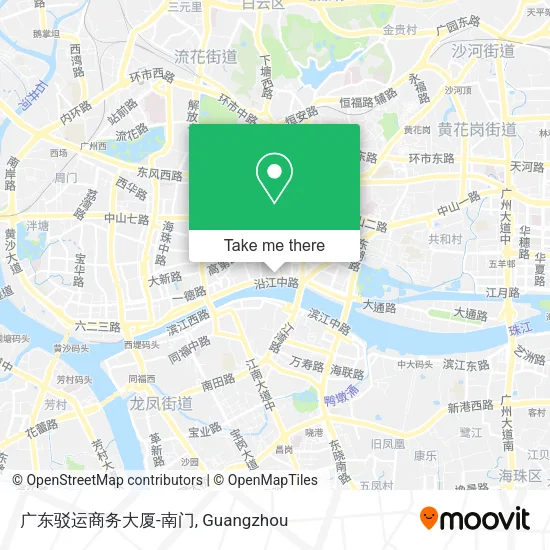 广东驳运商务大厦-南门 map