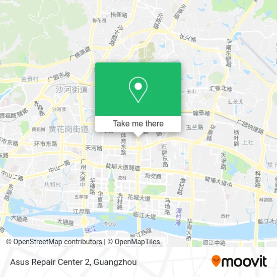 Asus Repair Center 2 map
