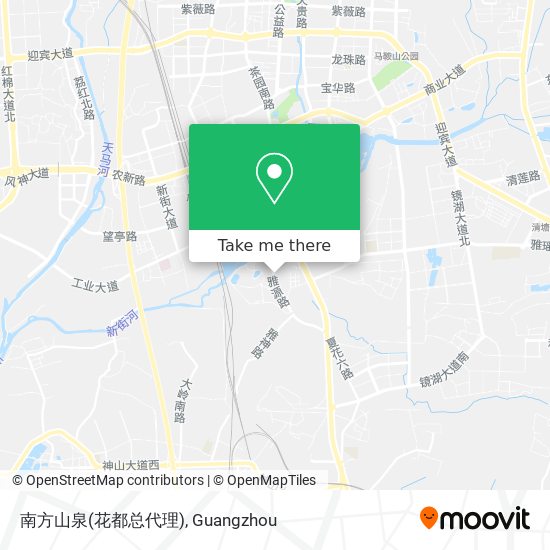 南方山泉(花都总代理) map