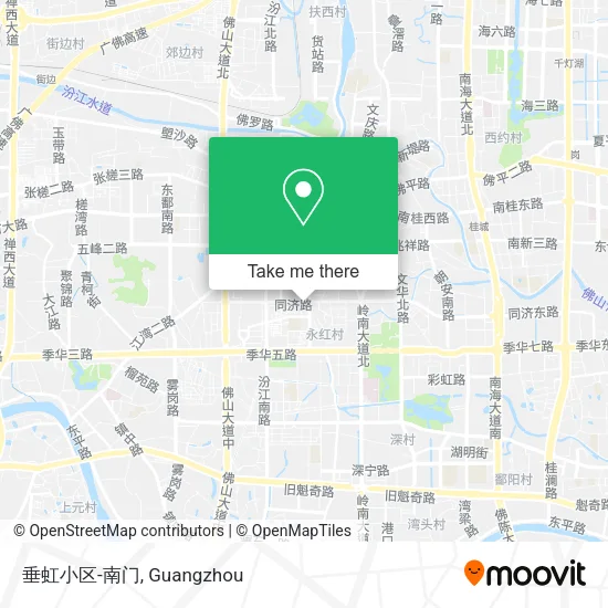 垂虹小区-南门 map
