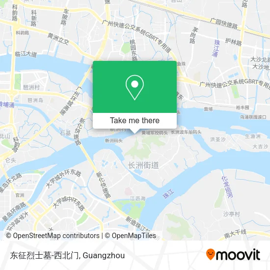 东征烈士墓-西北门 map