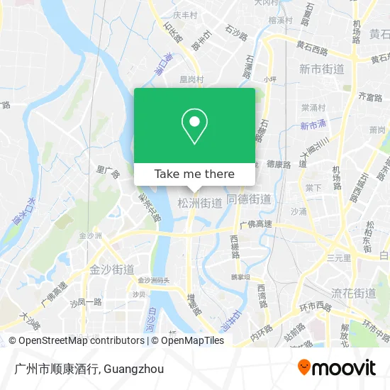 广州市顺康酒行 map