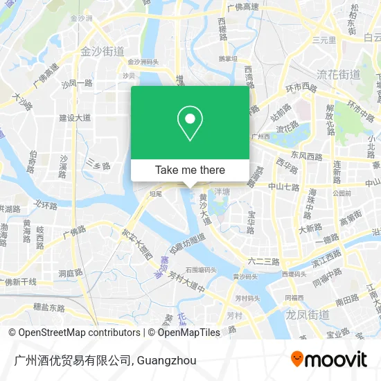 广州酒优贸易有限公司 map