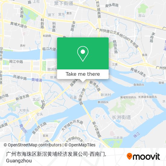 广州市海珠区新滘黄埔经济发展公司-西南门 map
