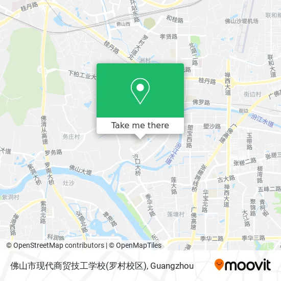 佛山市现代商贸技工学校(罗村校区) map