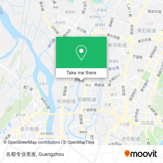 名都专业美发 map