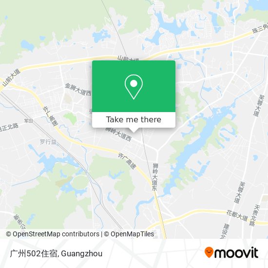 广州502住宿 map