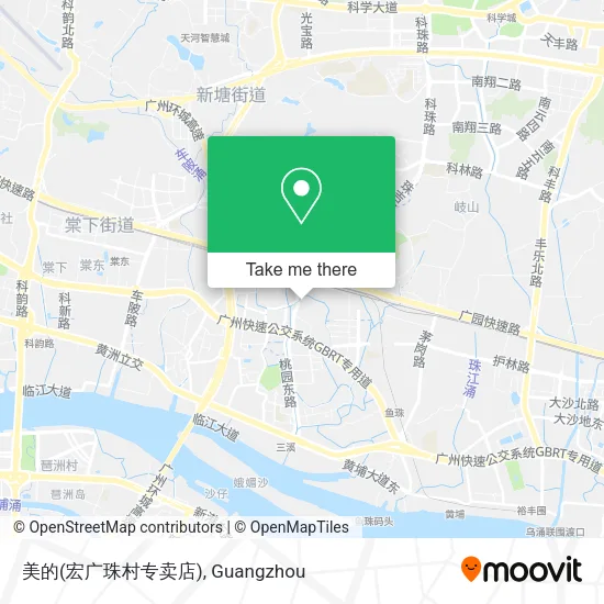 美的(宏广珠村专卖店) map