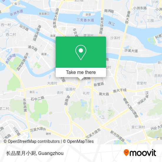 长品星月小厨 map