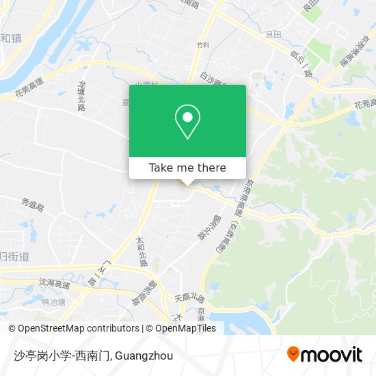 沙亭岗小学-西南门 map