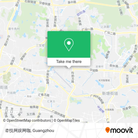 牵悦网娱网咖 map