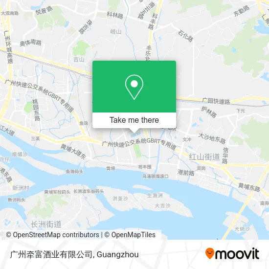 广州牵富酒业有限公司 map