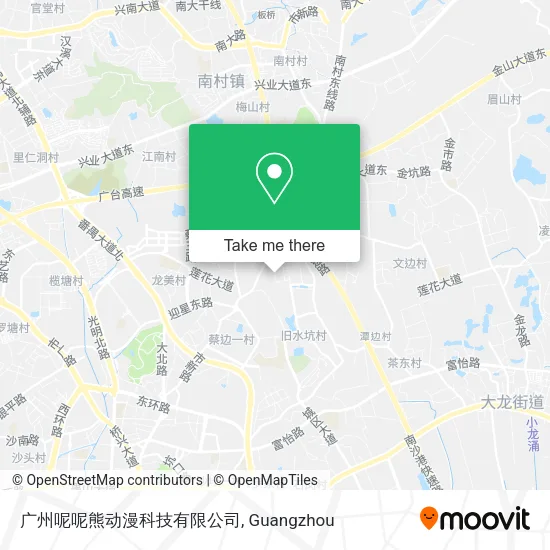 广州呢呢熊动漫科技有限公司 map
