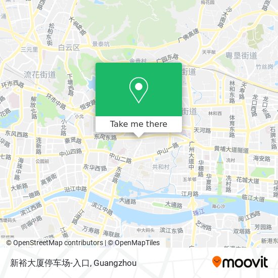 新裕大厦停车场-入口 map