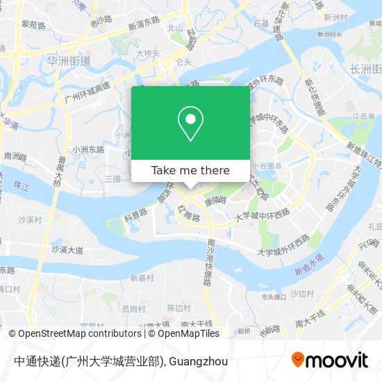 中通快递(广州大学城营业部) map