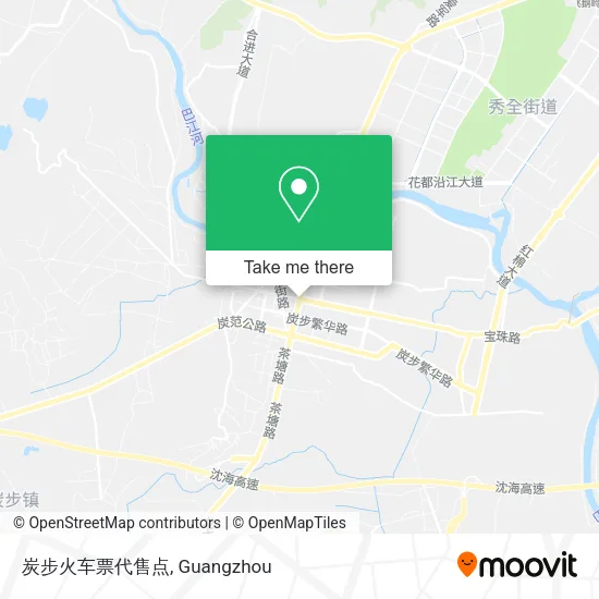 炭步火车票代售点 map