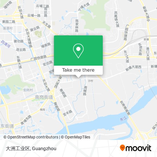 大洲工业区 map