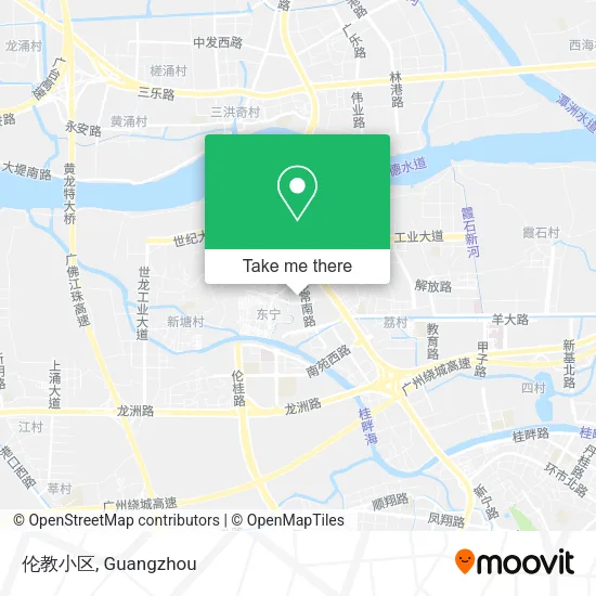伦教小区 map