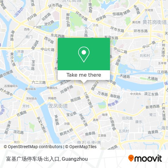 富基广场停车场-出入口 map